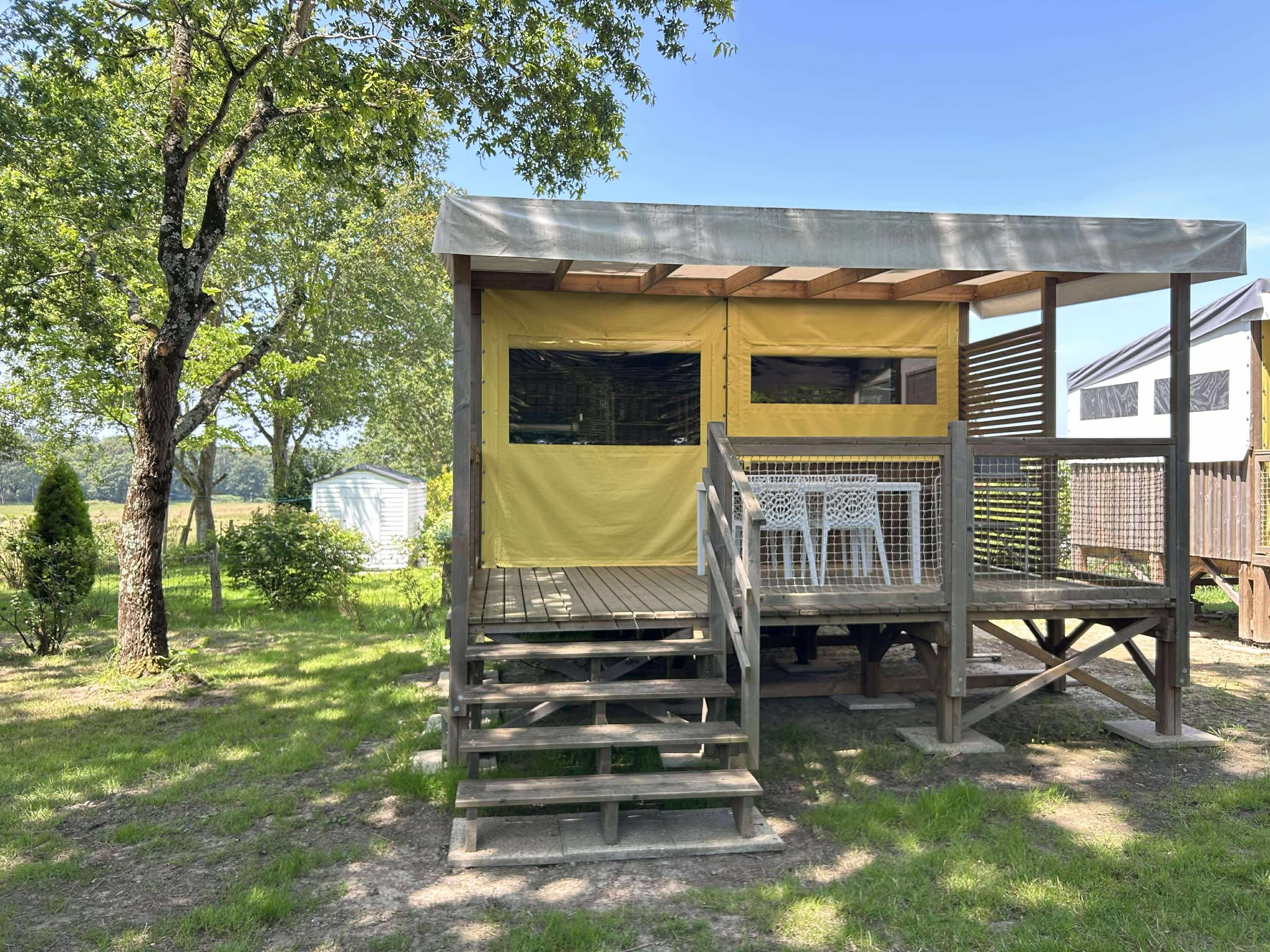 Cabane prête à camper